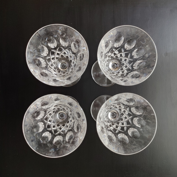 5 RCR (Royal Rock Crystal) Raffaello Water Goblets - Picture 9 of 11